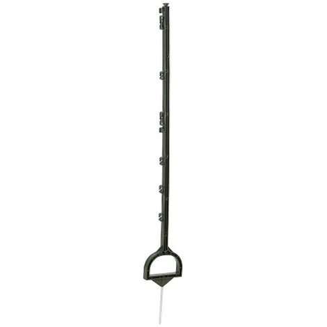 Post Ako con staffa verde, spiedini zincati 19 cm, lunghezza totale: 114,5 cm