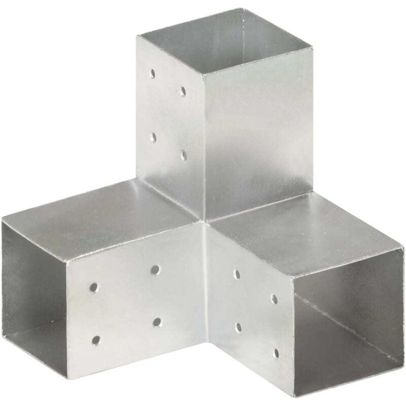 Vidaxl - Post Connector Y Shape Galvanised Metal 81x81 Mm