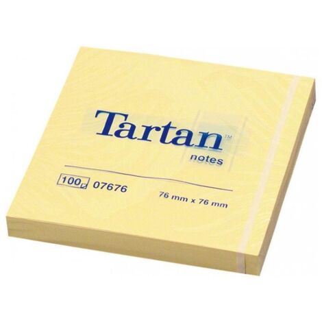 Post-It 7676 pouch autoadesiva Quadrato Giallo 100 fogli Autoadesivo