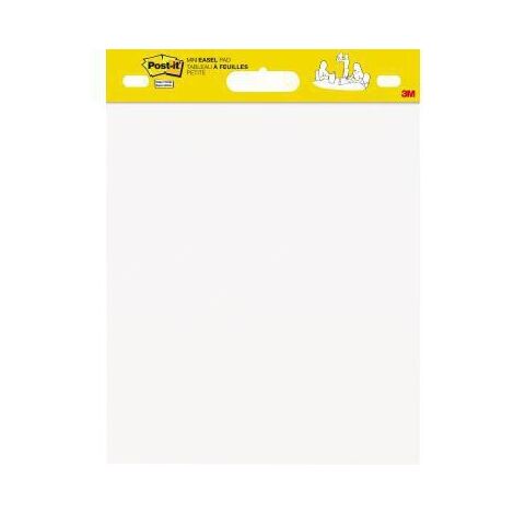POST-IT Flipchartblock Post-it® Meeting Chart Mini 38,1 x 45,7 cm (B x H) blanko 90g/m² 20 Bl.