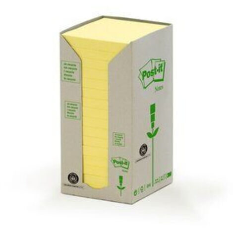 Post-It FT510110347 pouch autoadesiva Quadrato Giallo Autoadesivo