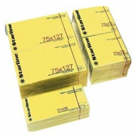 Post-It Giallo 76X127 (12 Blocchetti da 100 Fogli)