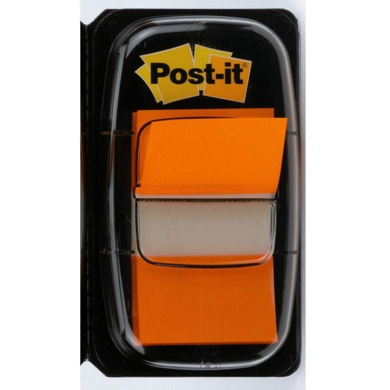 Post-it - Index Flags Repositionable 25x43mm 12x50 Tabs Oange (Pack 600) 7 - Orange