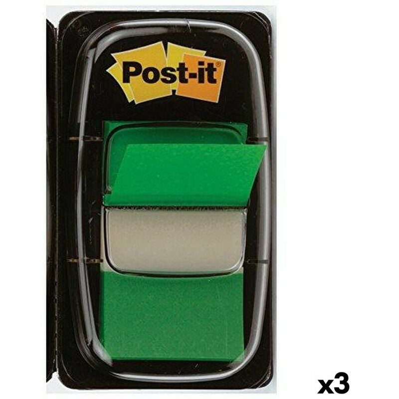 Image of Note Adesive Post-it Index 25 x 43 mm Verde (3 Unità)