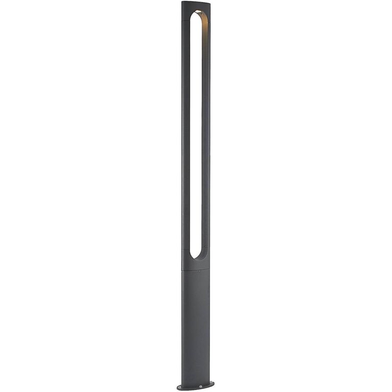 Lucande Led Post Light 'dovino' Made Of Aluminium