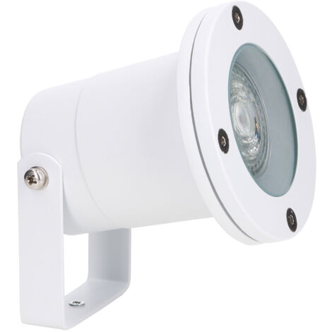 Post proyector para bombilla GU10 en color blanco