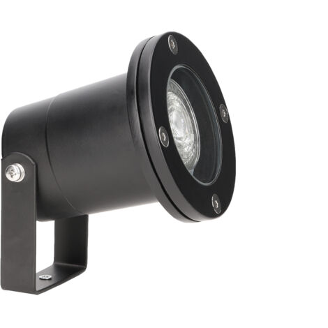 Post proyector para bombilla GU10 en color negro
