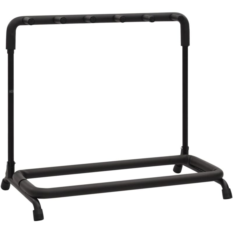 Supporto Pieghevole per Chitarra con 5 Sezioni Nero 74x41x66 cm - Vidaxl