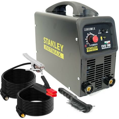 Poste à souder 160A MMA TIG LIFT EVO160 Soudure Acier Inox Fonte Basiques 1.6 - 4 mm STANLEY FATMAX