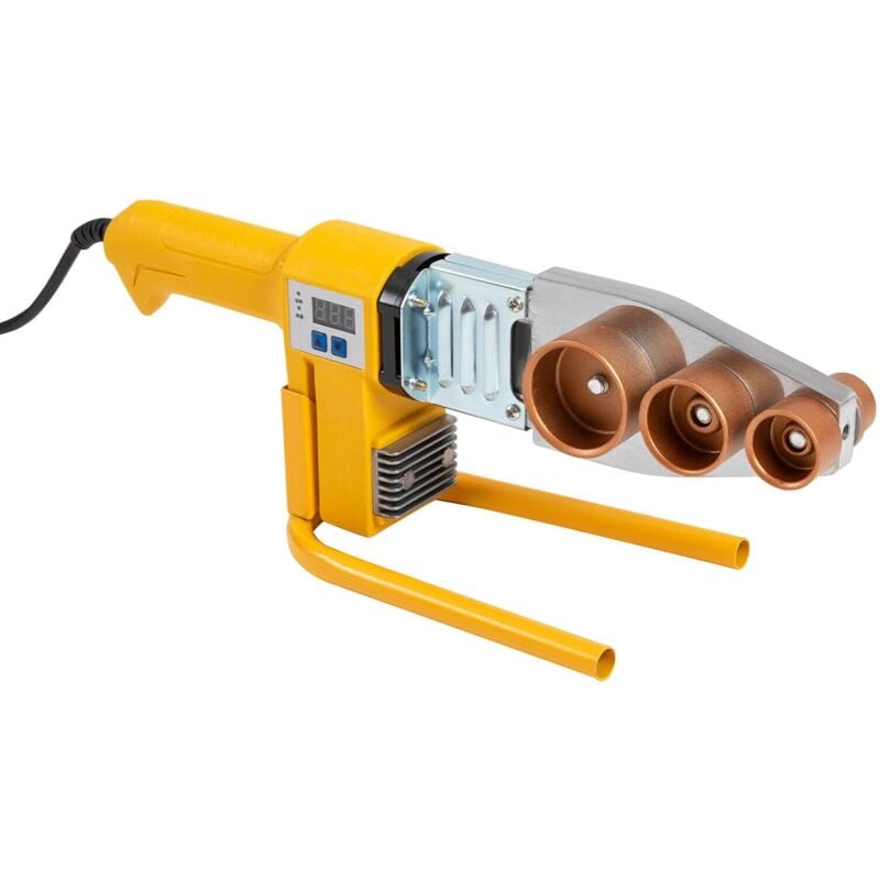 Poste à souder à manchon avec affichage numérique 1000 w Diamètre 20-63 mm Type ppr pe Outil de soudage de tuyaux en polypropylène 220 v