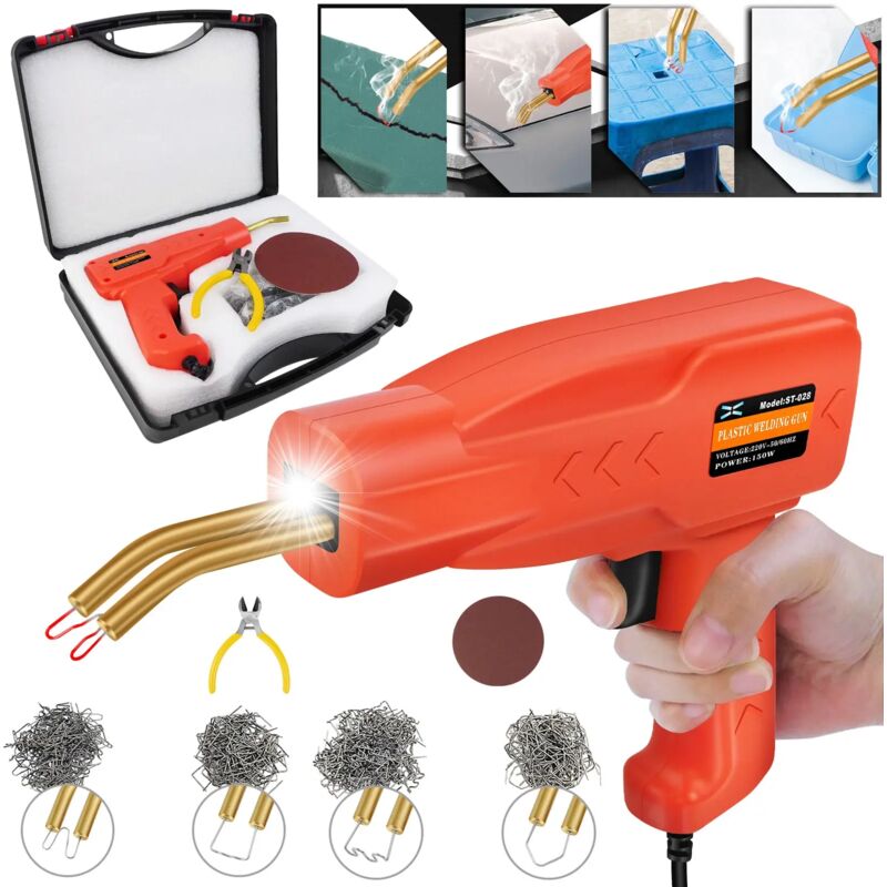 Dayplus - Poste à souder Auto Kit de réparation plastique Soudage + pince Kit pare-chocs automobile