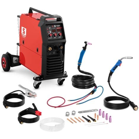 Poste À Souder Combiné Multi Procédés Stamos Mig Mag Tig Mma Fcaw Gaz 400v 300a