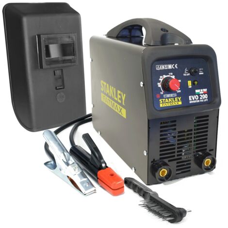 Poste à souder EVO200 Professionnel STANLEY FATMAX MMA et Fonction TIG LIFT 200A à 60 % Haute qualité Inverter