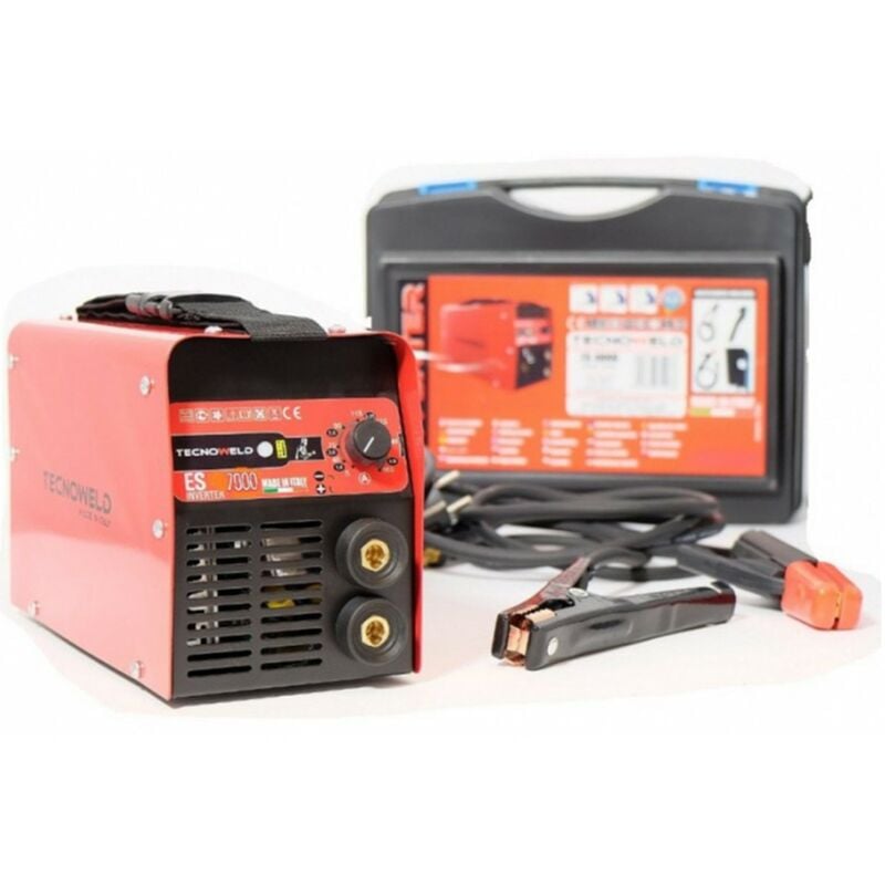 Poste a souder 180 ampères inverter mma Acier Inox Fonte 1.6 à 5 mm malette Tecnoweld