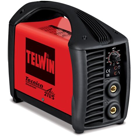 Poste à souder Inverter MMA TIG Telwin Tecnica 211 / S 816022 - Rouge