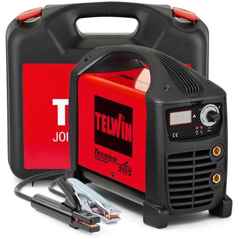 Poste à souder Inverter Technica 211/S - 230 v - Accessoires + Mallette Telwin 816236