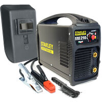 Poste à souder inverter STANLEY FATMAX KING 210 PRO 100% Duty cycle MMA TIG LIFT Electrodes Acier Inox Fonte Basiques 1.6 à 5 mm