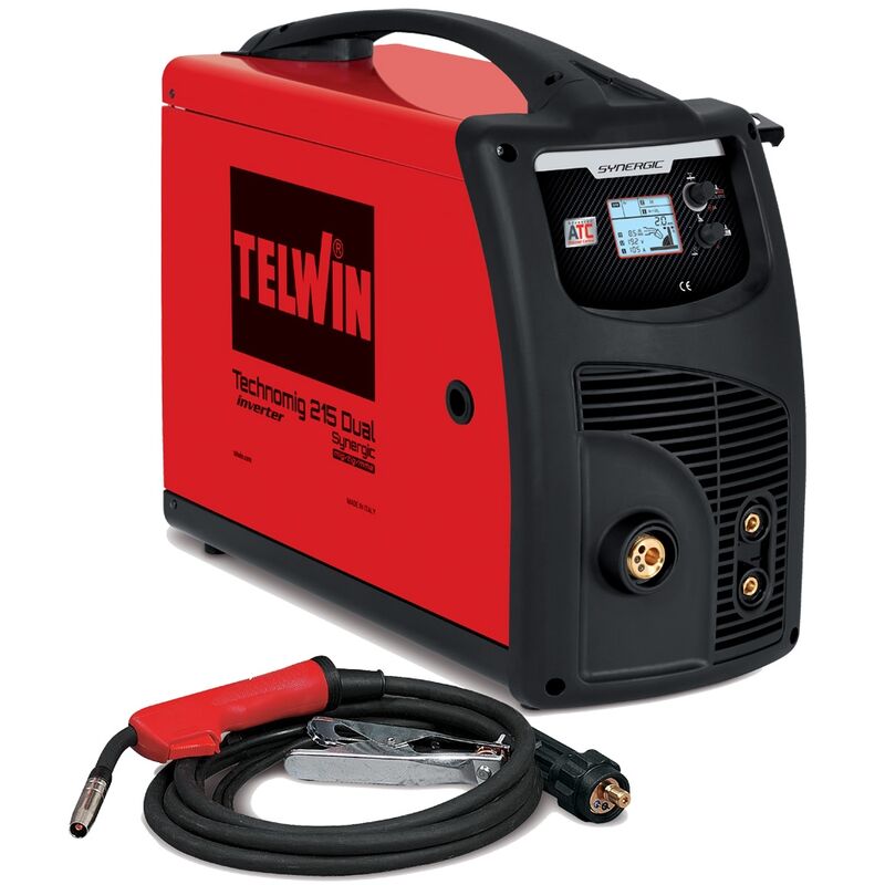 Poste à souder inverter Telwin Technomig 215 Dual Synergic