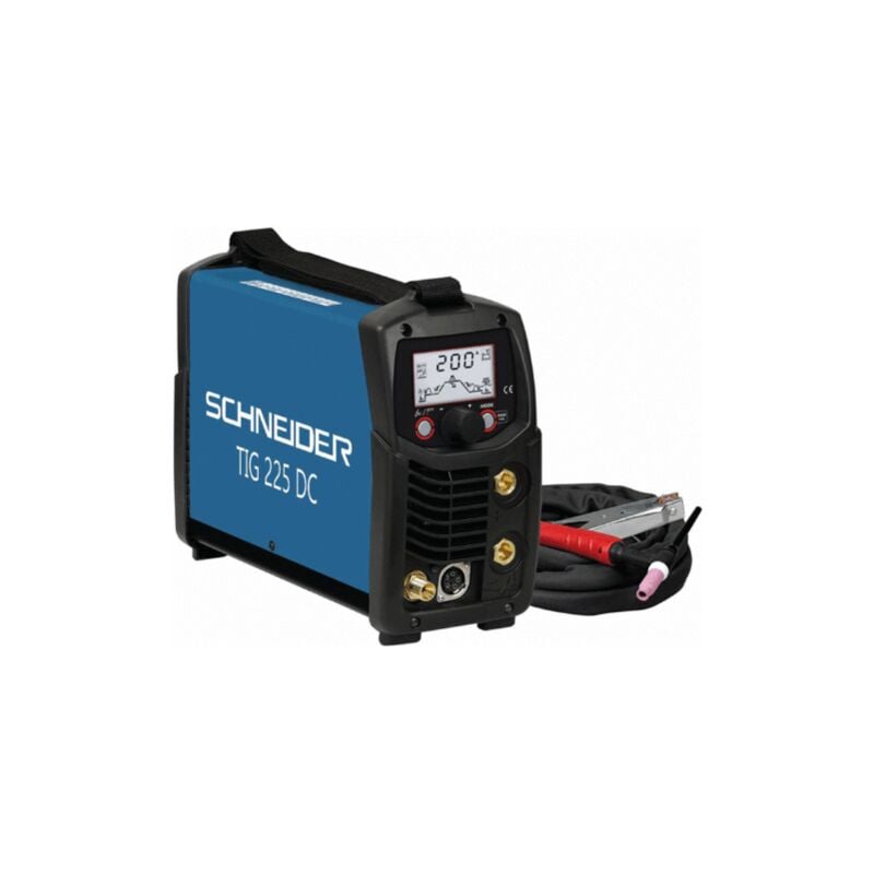 Poste à souder Inverter tig 230V Schneider tig 225 dc avec accessoires