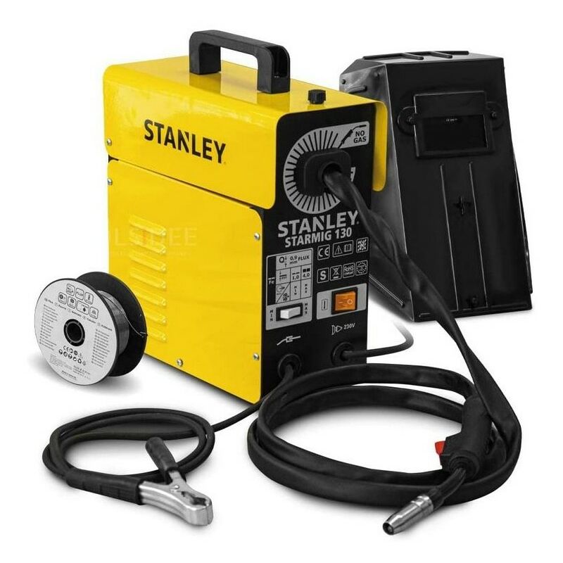 Poste à souder Mig Sans gaz STARMIG130 Régulation Automatique du fil Stanley yellow