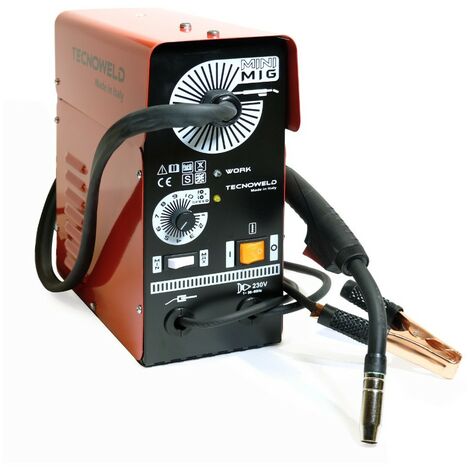 Poste à souder MINI MIG NO GAS soudage au fil fourré 95A + Accessoires Tecnoweld