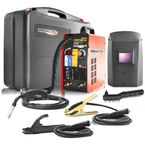 Poste à souder MMA MIG TIG GAZ /NO GAZ 150 Ampères PROWELTEK SYNERGIC Garantie 3 ans