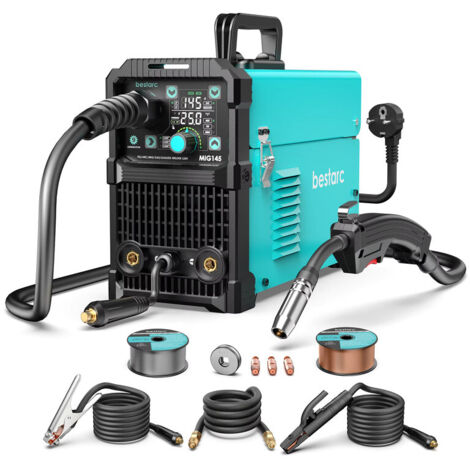 Poste à souder multifonction 4 en 1 145A – 220V – MIG/TIG Lift/MMA – affichage LED numérique