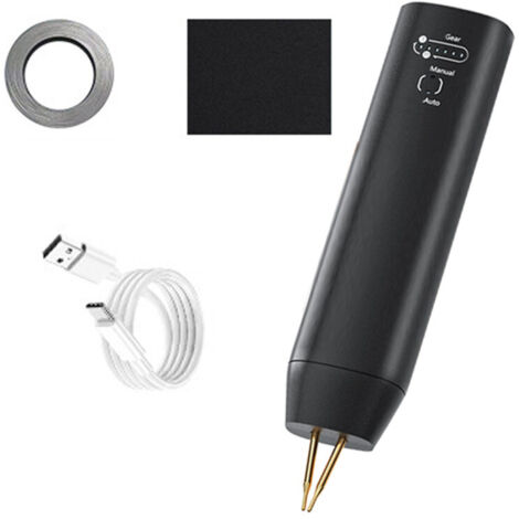 Poste à souder par points portatif à double impulsion H1, petit poste à souder portable pour la maison, kit de bricolage avec batterie bouton au lithium 18650, soudage nickelé