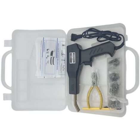 Poste à souder plastique 50 W, kit de réparation de fissures de pare-chocs de voiture, soudeuse plastique à agrafeuse à chaud, machine de réparation de soudure pour pare-chocs de voiture, pièces autom