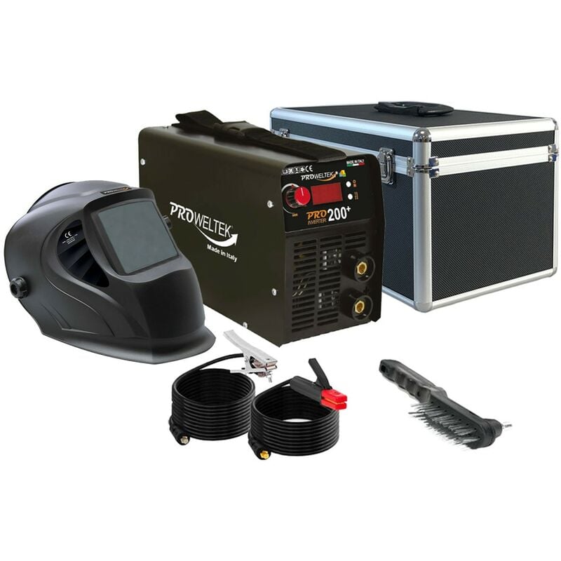 Poste à souder à l'arc 200A PRO200+ Inverter Numérique + Cagoule LCD ProWELTEK