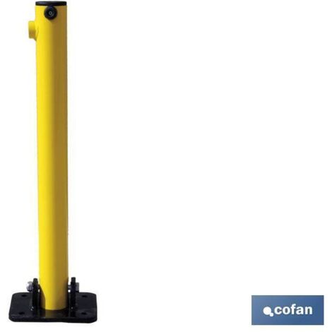 Poste Abatible Para Parking con Cerradura