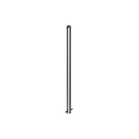 Poste barrera de acero inoxidable  con cabezal de cadena  para