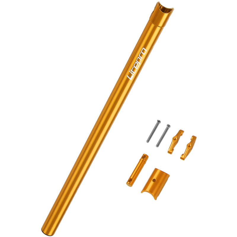 

Poste de sillin de bicicleta Tija de sillin ligera Tija de sillin de bicicleta plegable,Oro, 31,8 mm