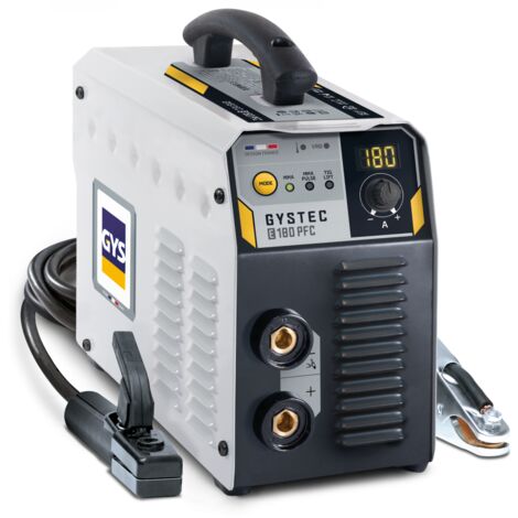 Poste de soudure MMA + TIG GYSTEC E180 PFC avec levage (Lift) – Modèle GYS GYSTEC E180 PFC, Réf. 083608
