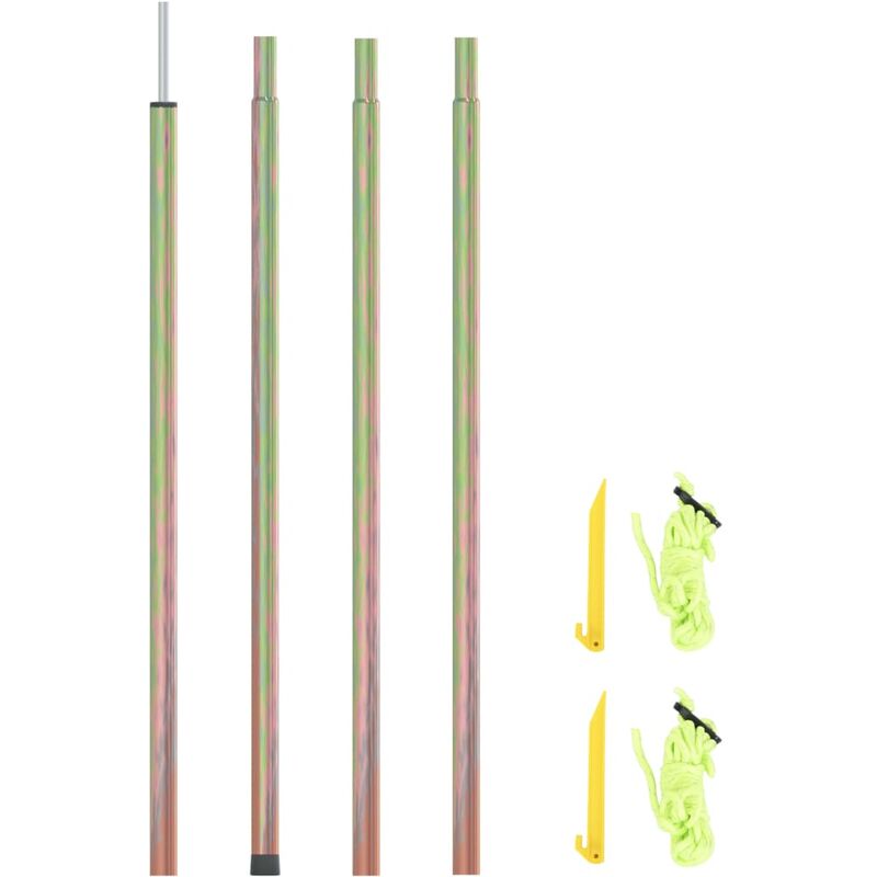 

Poste de toldo de vela de acero galvanizado 200 cm