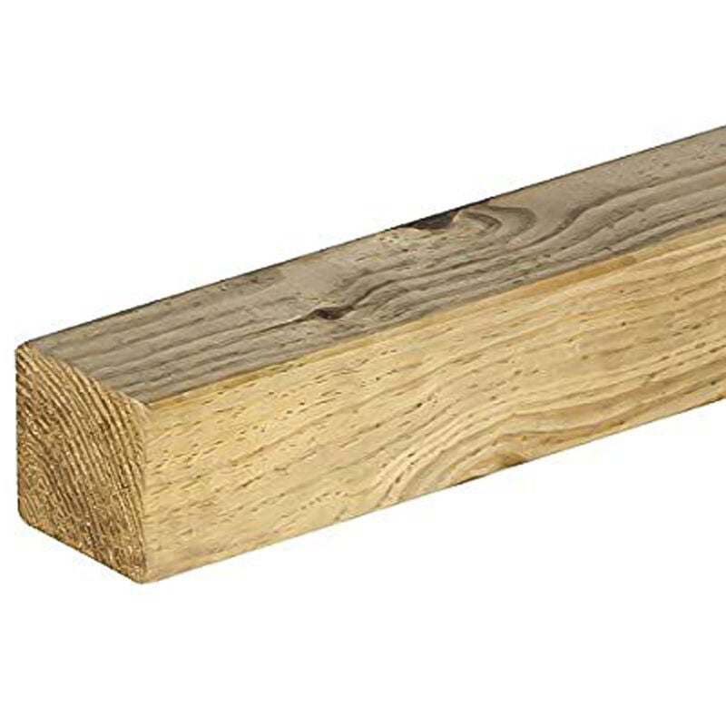 Nortene - poteau carré en bois 9X9X