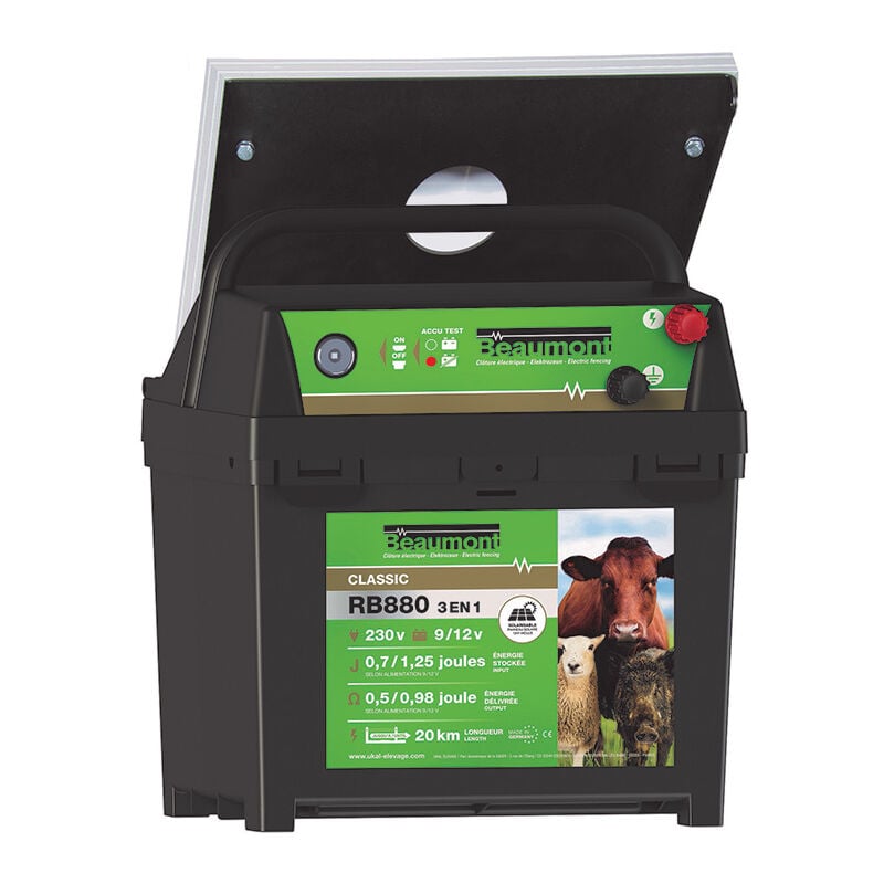 Poste mixte 3 en 1 CLASSIC RB880 avec panneau solaire BEAUMONT