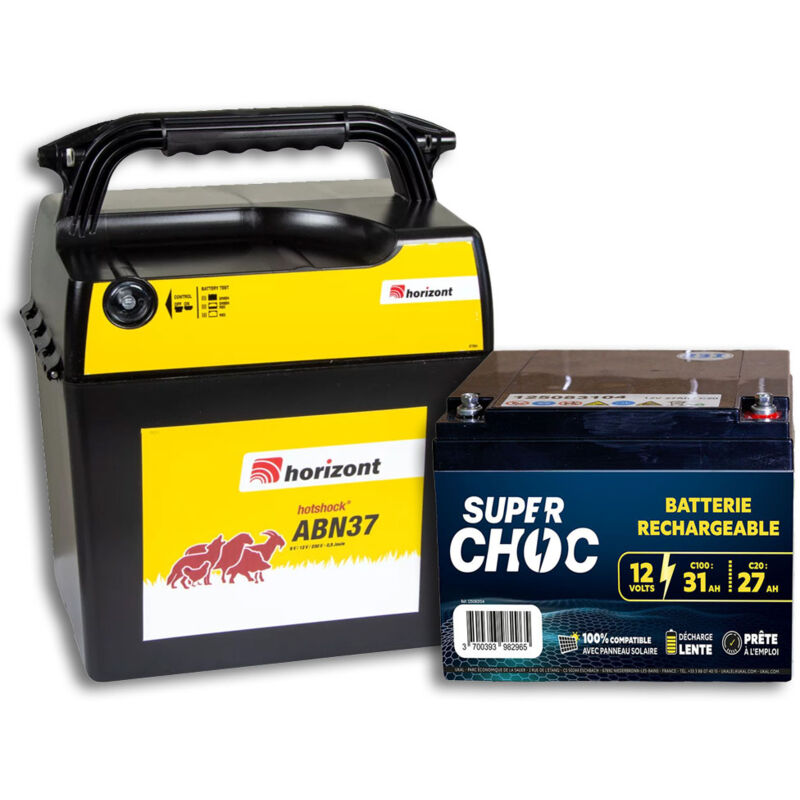 Poste mixte ABN37 et batterie 12 v 31 Ah