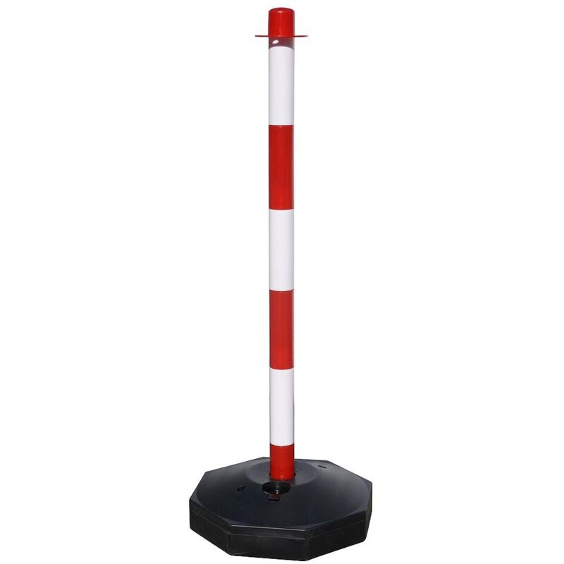 

Poste para cadena plastico 90 cm. con base