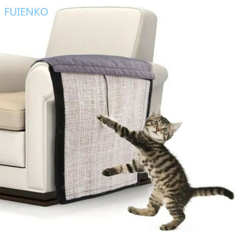 Poste para rascar gatos de sisal Alfombrilla para sofá 117×29cm 1pcs FUIENKO