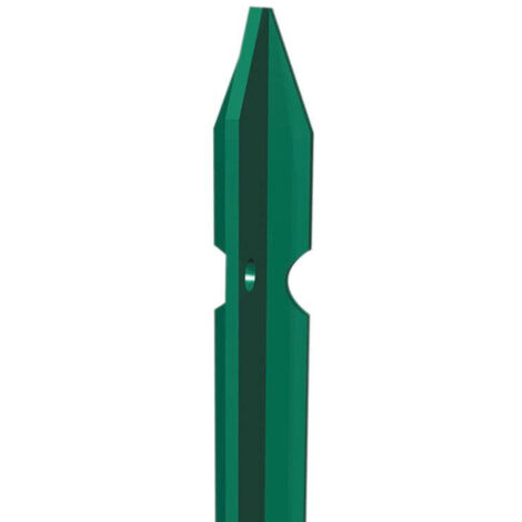 Poste plastificado verde H 100 cm