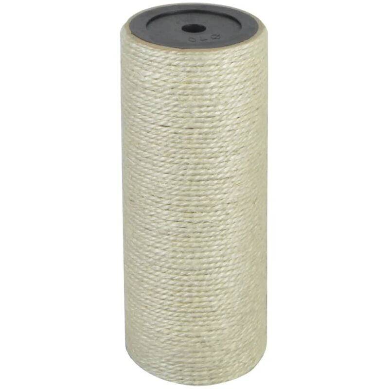 

vidaXL Poste rascador para gatos 8x20 cm 10 mm beige - Beige