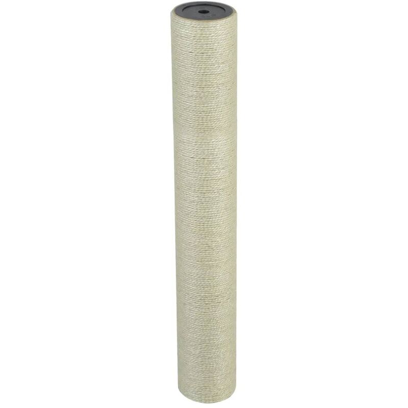 

vidaXL Poste rascador para gatos 8x55 cm 10 mm beige - Beige