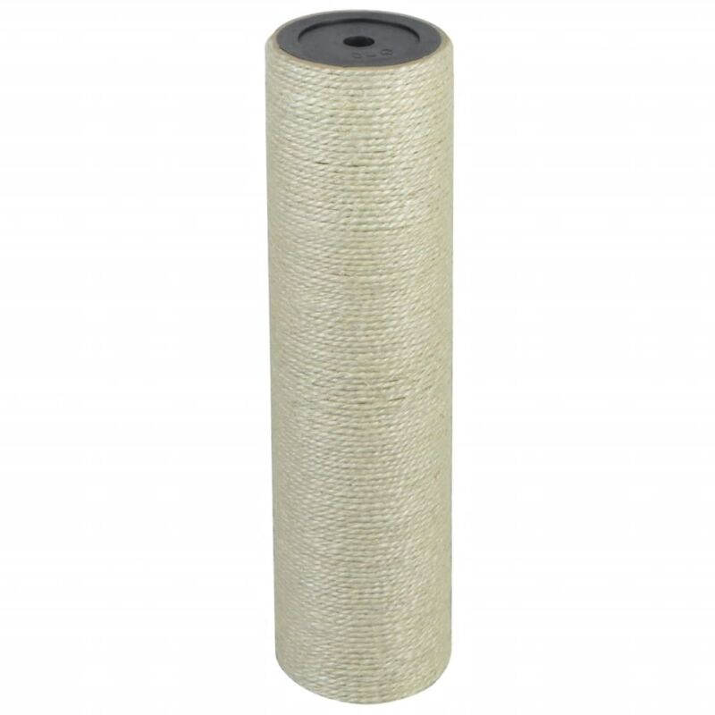 

vidaXL Poste rascador para gatos 8x30 cm 10 mm beige - Beige