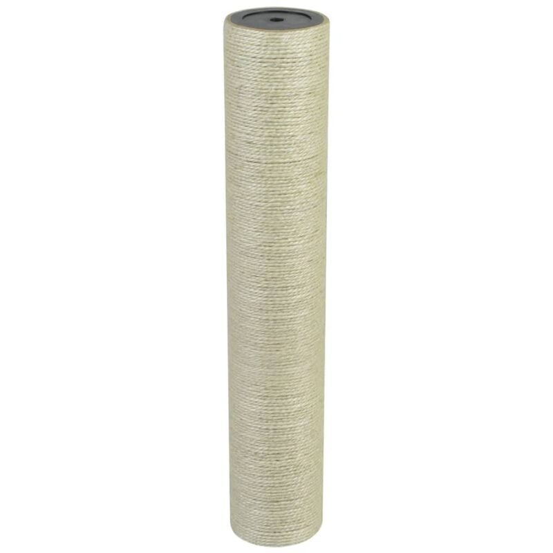

vidaXL Poste rascador para gatos 8x45 cm 8 mm beige - Beige