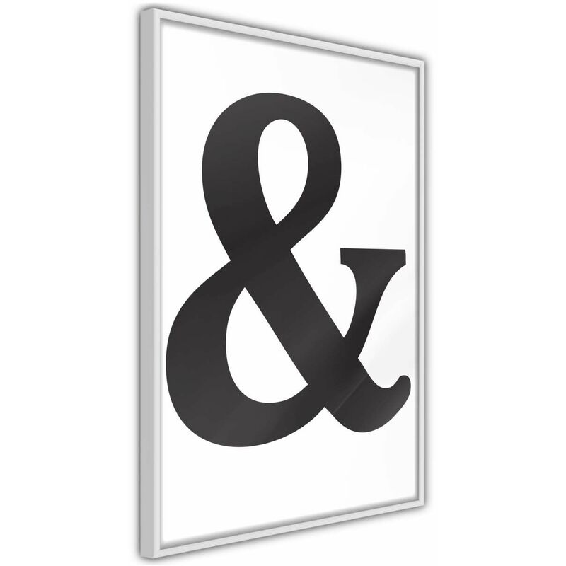 

Rtgs - Póster - Ampersand (Black) Medidas 40X60