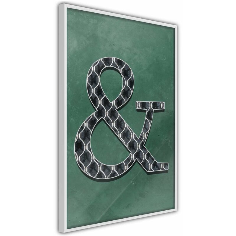 

Rtgs - Póster - Ampersand on Green Background Medidas 40X60