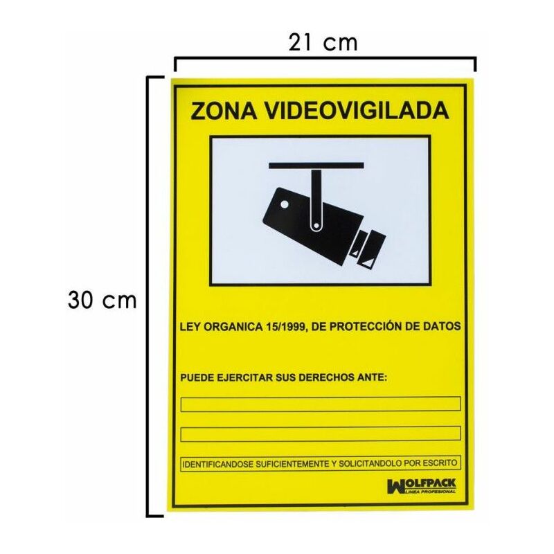 Image of Poster Area Videosorveglianza 30x21 cm.