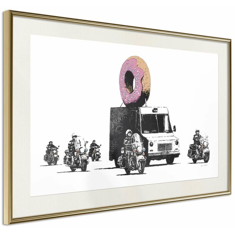 

Rtgs - Póster - Banksy: Donuts (Strawberry) Medidas 45X30