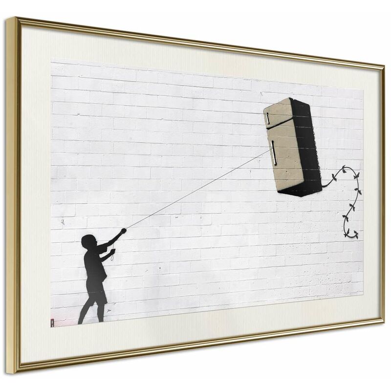 

Rtgs - Póster - Banksy: Fridge Kite Medidas 45X30